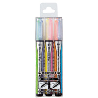 Beetle Tip Dual Color Marker Pen 3 Colour Set